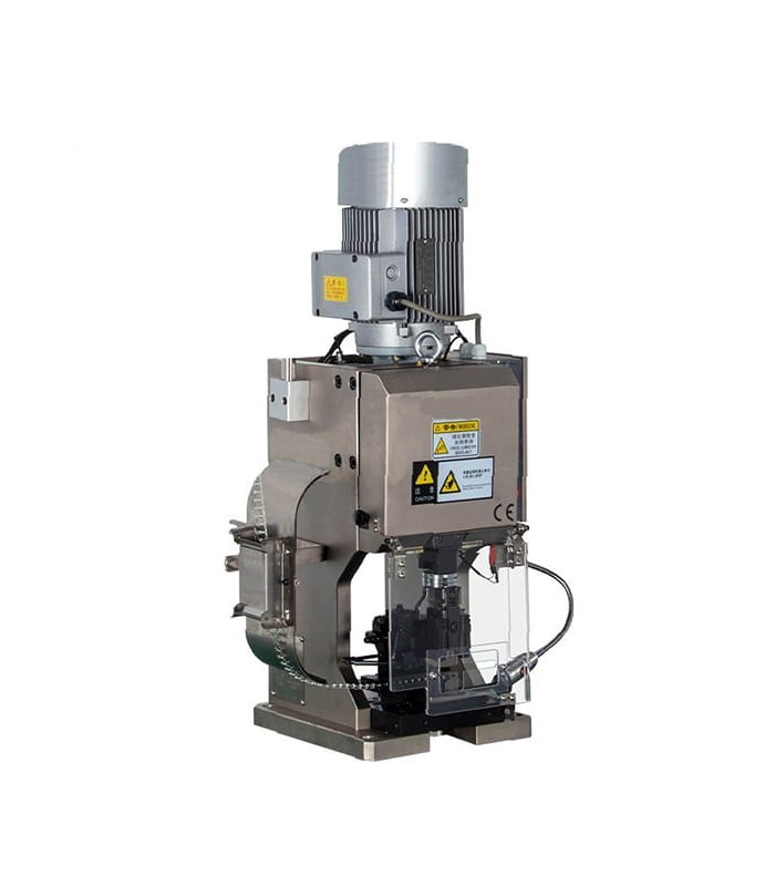 Automatic Terminal Peeling and Stapling Machine with Tape