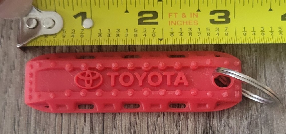 Toyota Traction Board Key Chain (Red)
