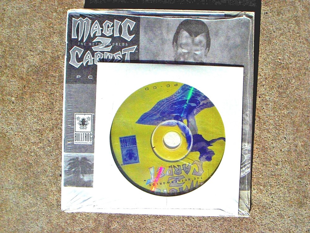 Magic Carpet 2 1995 PC Computer Software Vintage Netherworlds Adventure Game New