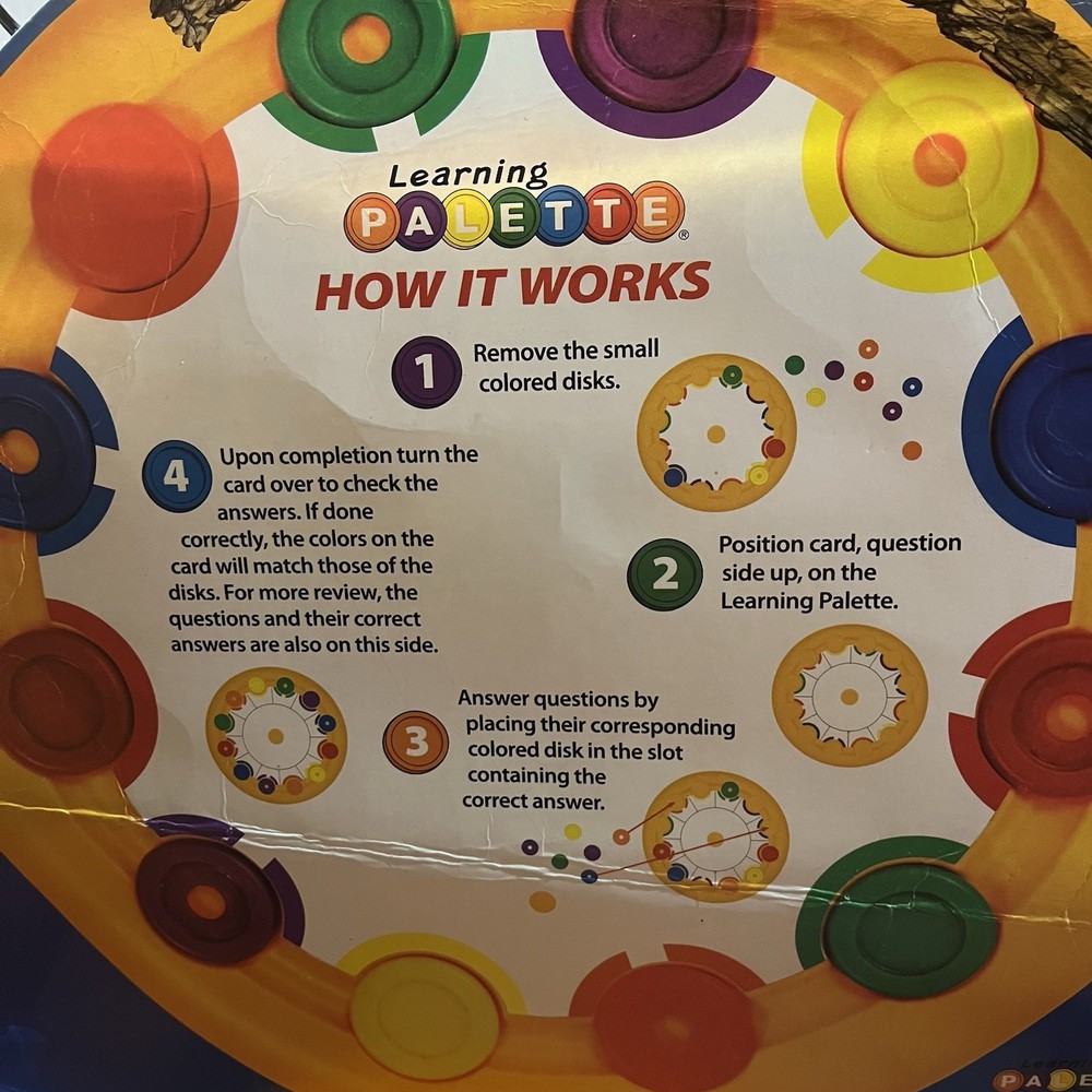 Learning Palette Reading & Writing Kit for Elementary with 2 Disks & 5 Card Sets