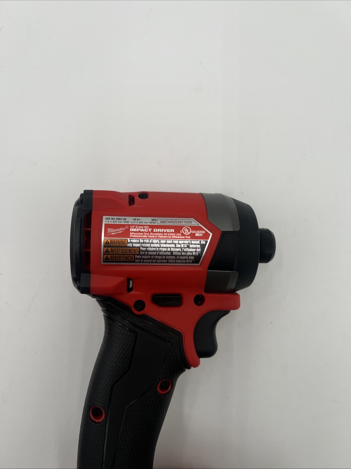 Milwaukee 2953-20 FUEL Brushless Cordless 1/4" Hex Impact Driver w/ 5ah Battery
