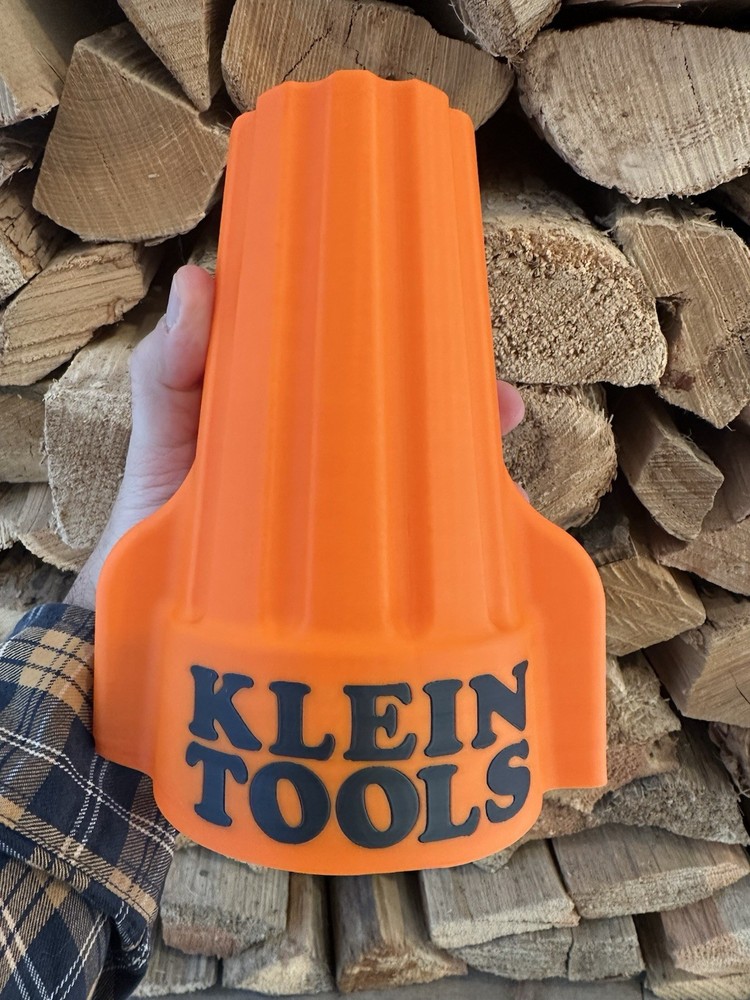 Oversized Klein Tools Wire Nut Prop – Display Piece | Electrician Decor