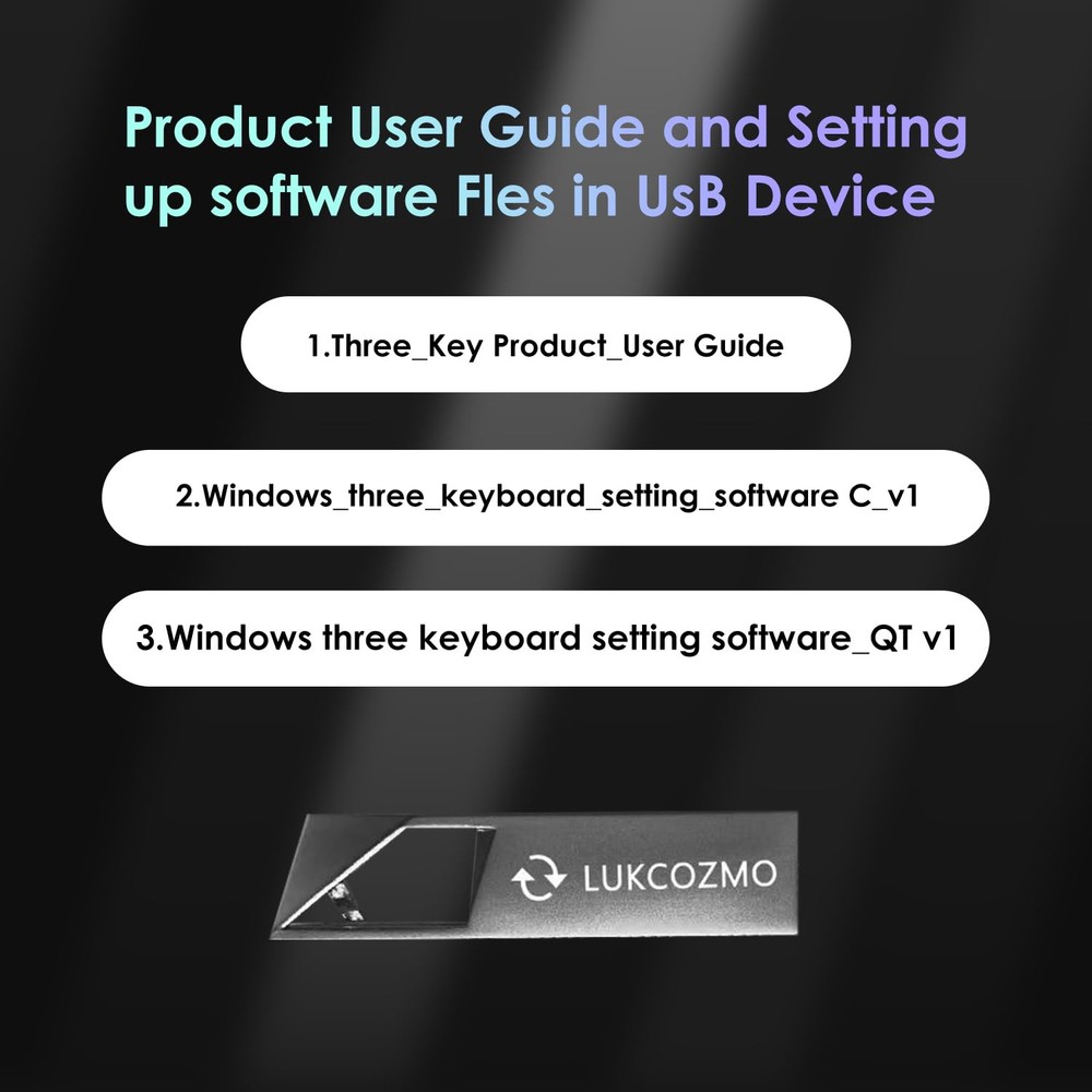 Macro Pad Macro Keyboard Programmable Keypad Customized 3-Key Mini Mechanical...