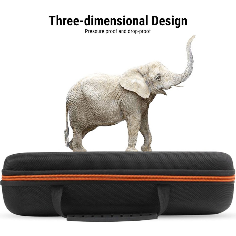 Wireless Microphone Case Polyester Handheld Dual Mic Travel Bag