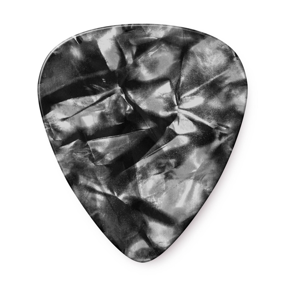 Dunlop Guitar Picks 12 Pack Celluloid Black Pearl Thin