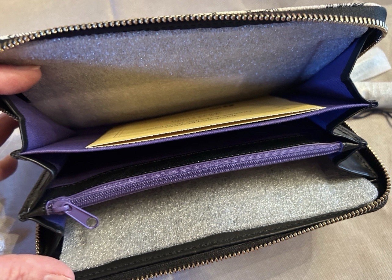 Disney Dooney & and Bourke Haunted Mansion Toile Wallet Wrislet NWT 2024