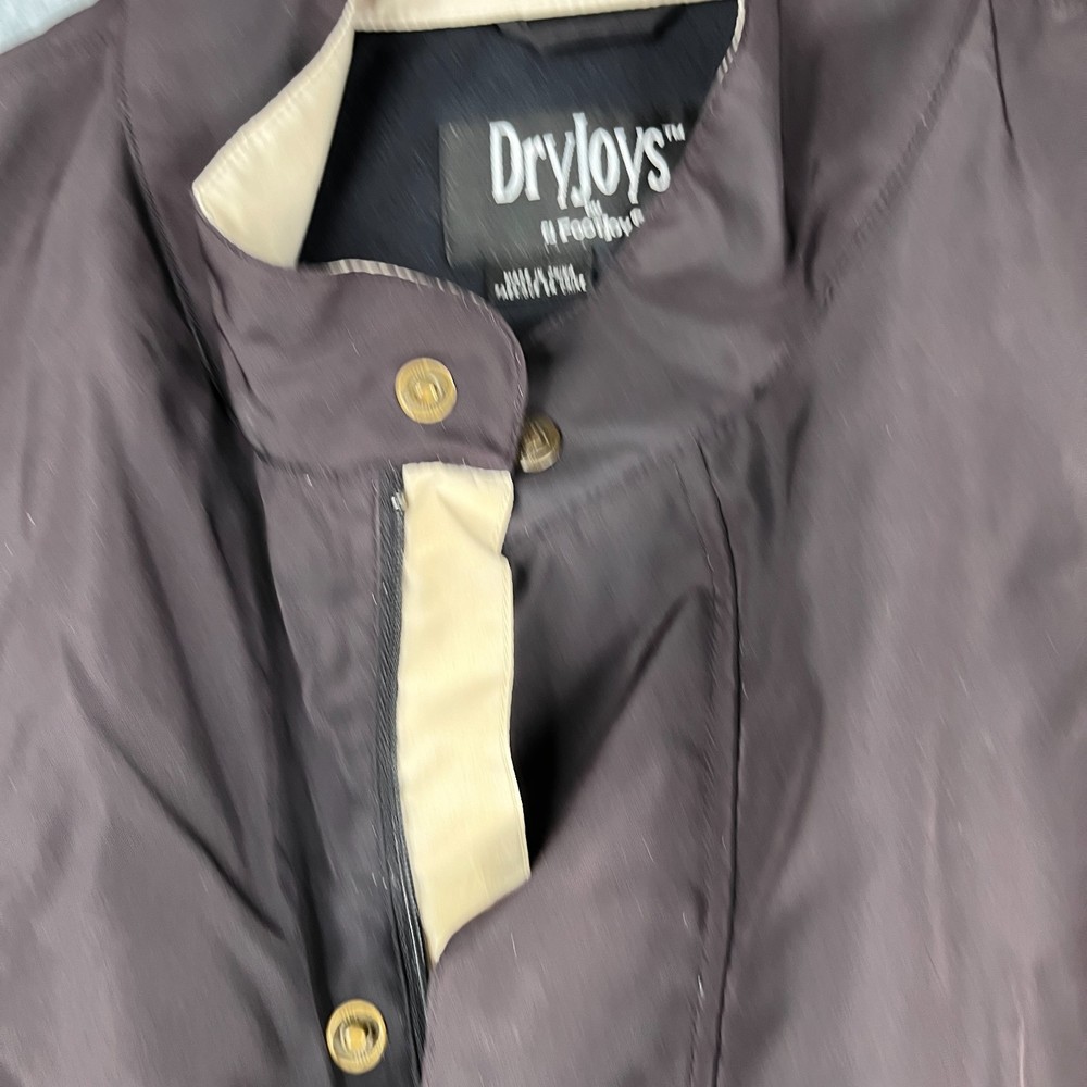 Dry Joys Wind Breaker Large 1/2 Zip Button Pullover Golf Active Mens