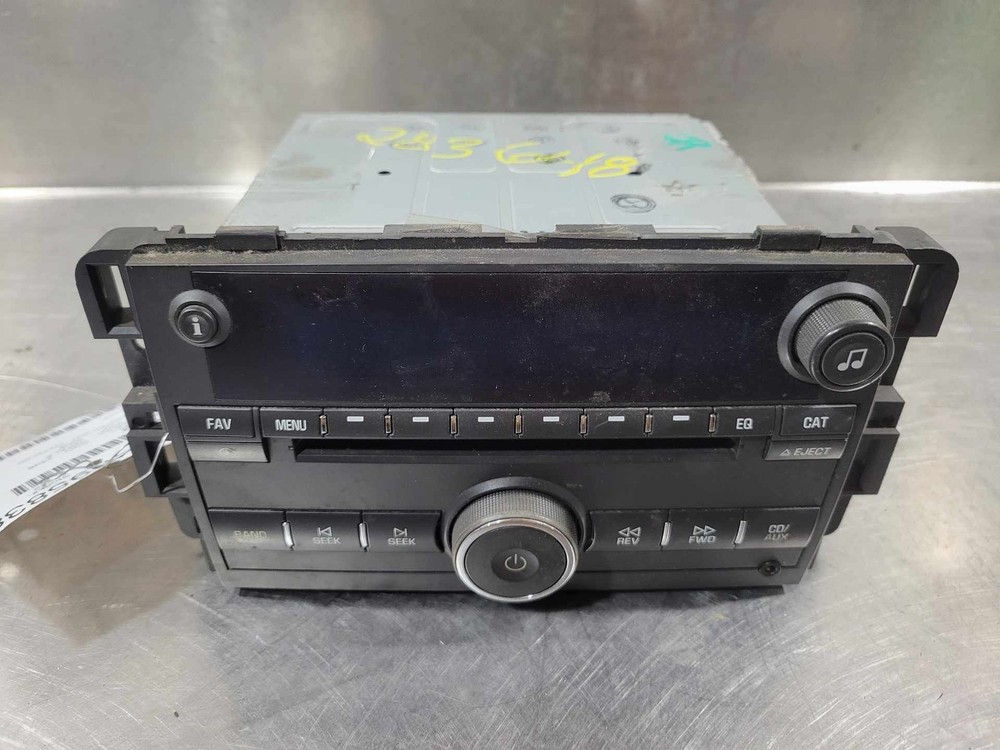 07 08 CHEVY IMPALA Audio & Visual Equip.(radio)