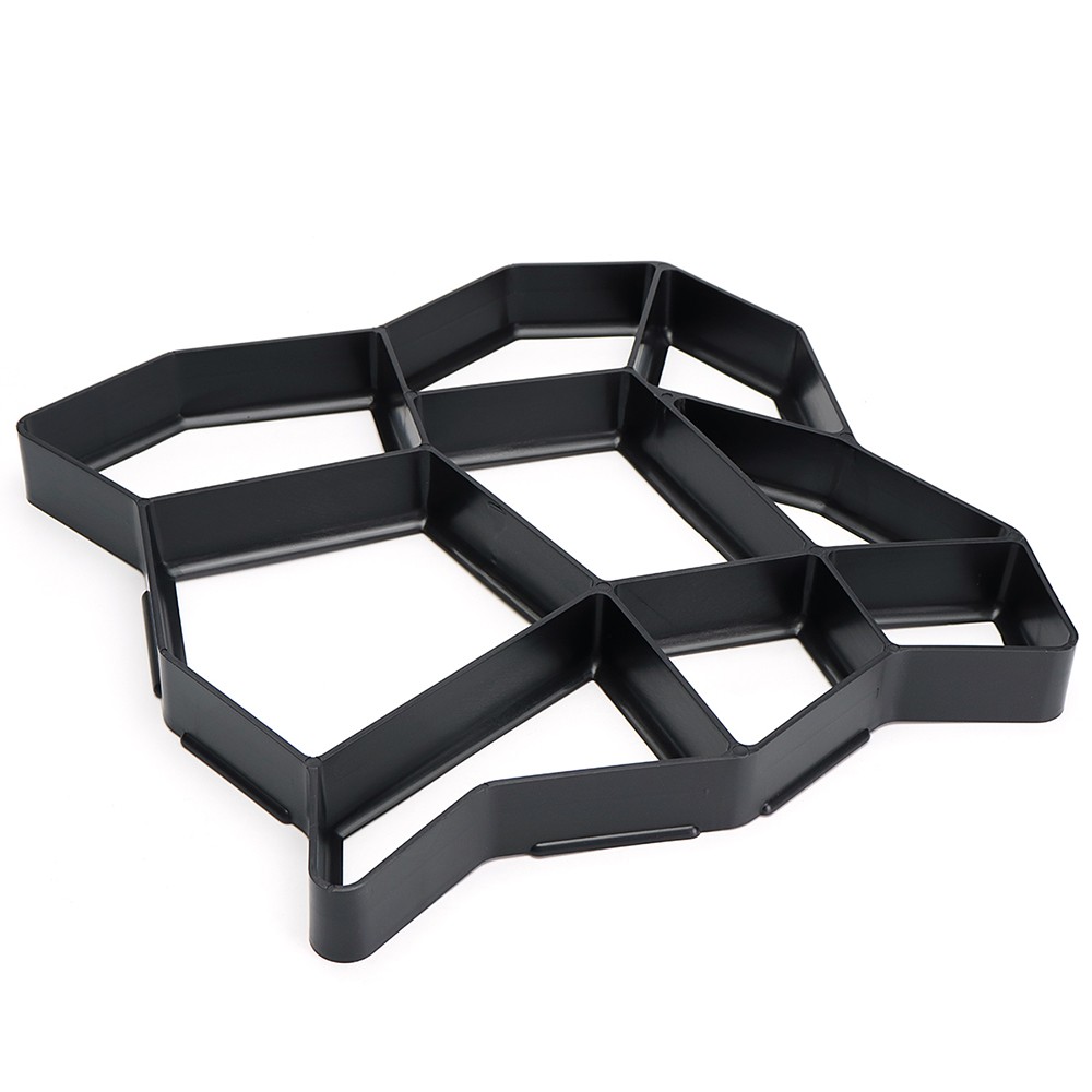 Garden Walkway DIY Path Maker Mold Manually Paving Pavement Cement Brick Plastic