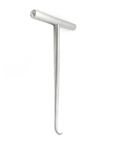 ASKIN Mfg. Bone Hook with T handle, 14mm Deep, 7"