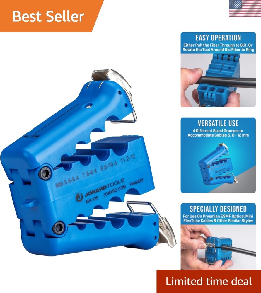 Versatile Jonard Tools Mid Span Slit and Ring Fiber Tool - Lifetime