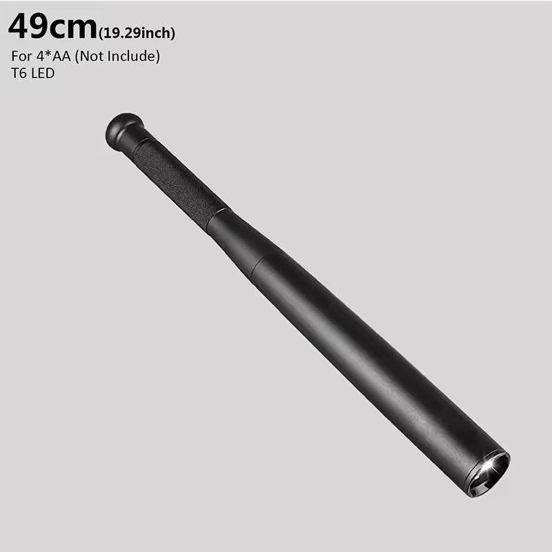 Baseball LED Flashlight Emergency 3 Lighting Modes Security Super Bright Torch