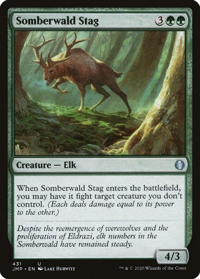 Somberwald Stag Jumpstart 431 MTG LP