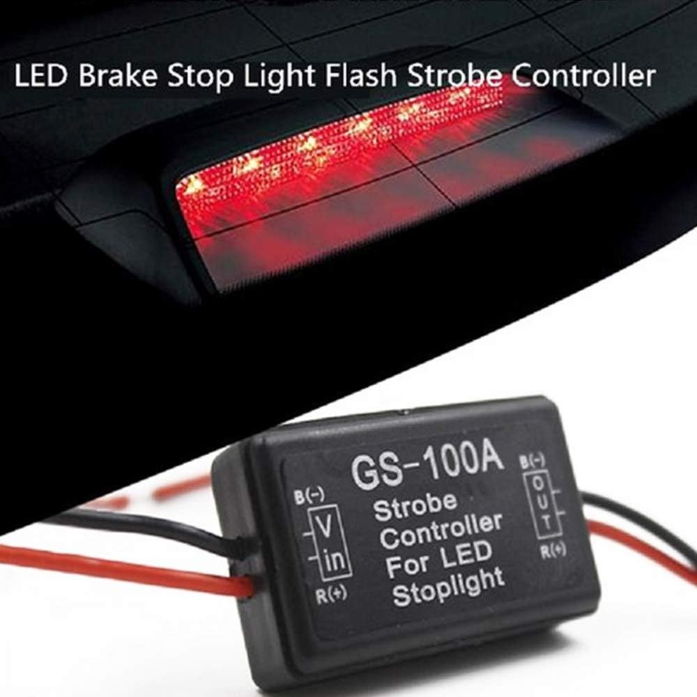 Universal third Brake light Pulsing Strobe Stop Light Flashing Module Controller