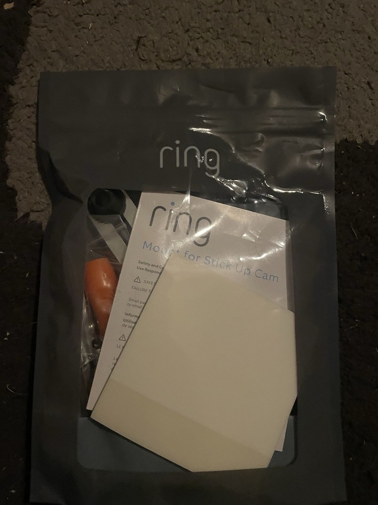 Ring Mount For Stick Up Camera - Black