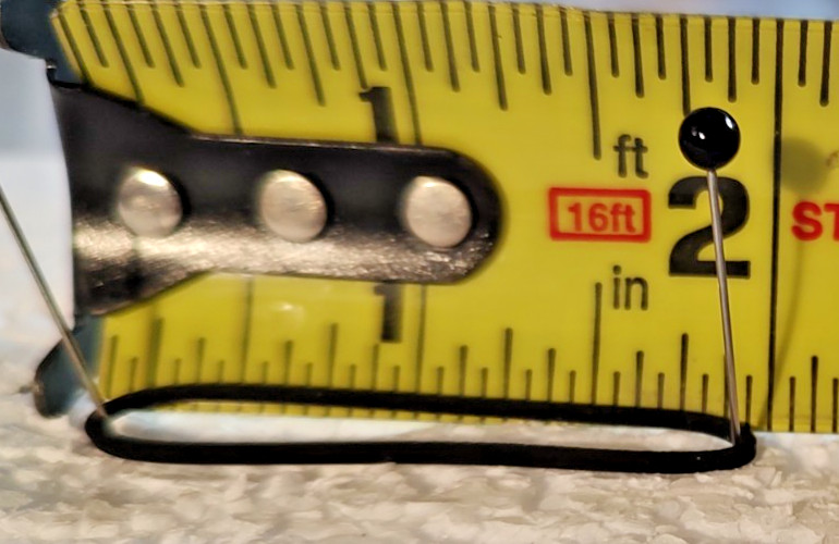 Two (30mm x 1mm) Square Rubber Belts for CD / DVD / MD / Cassette / DAT / DCC