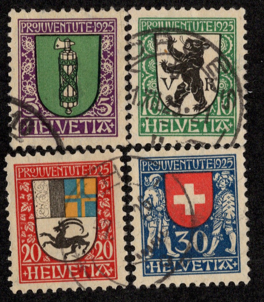 Switzerland Scott B33-B36 Used.
