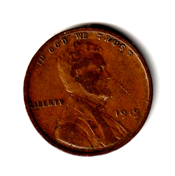 1919 Lincoln Cent