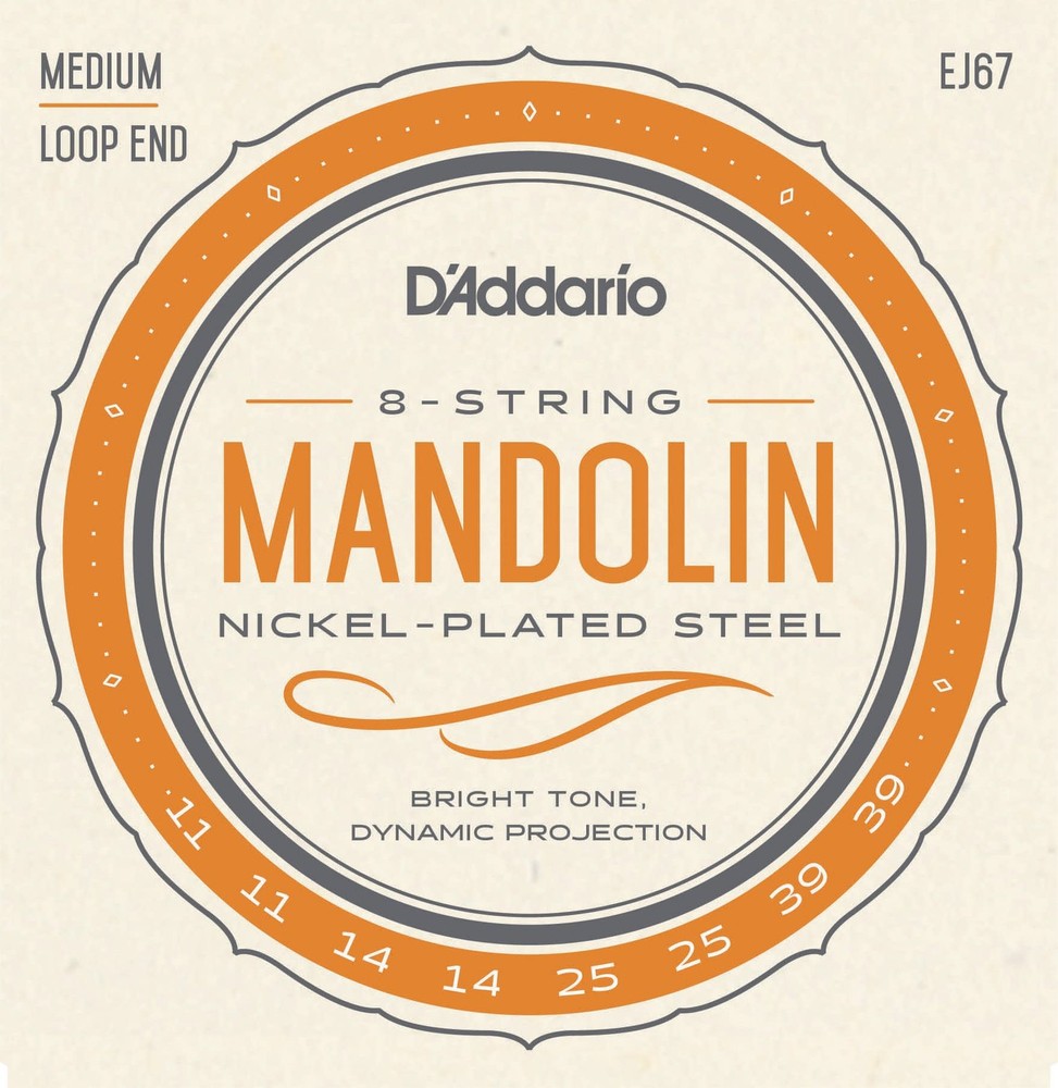 D'Addario EJ67 Nickel Mandolin Strings