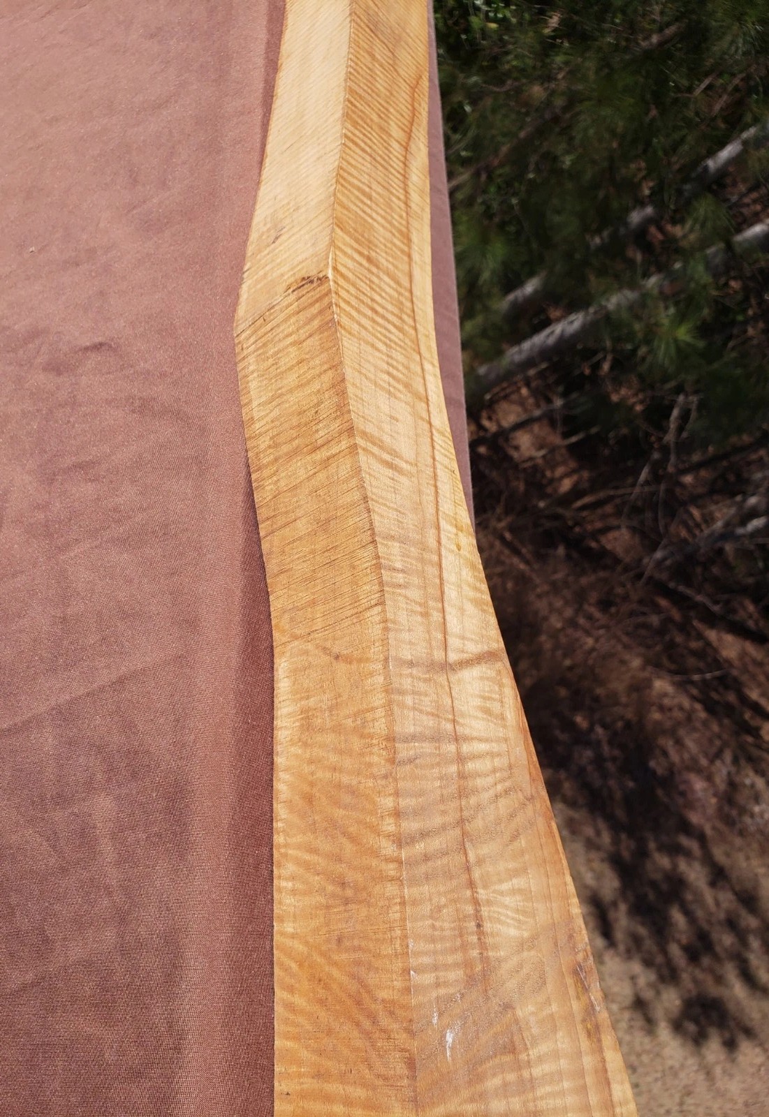 🔥 EXTRA CURLY TIGER MAPLE FULLSTOCK BLANK SLAB MUZZLELOADER LONGRIFLE HAWKEN