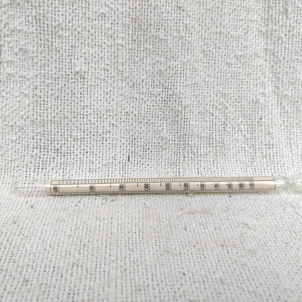 Vintage Hydrometer Specific Gravity Baumscale at 15C Original Cardboard Box G2