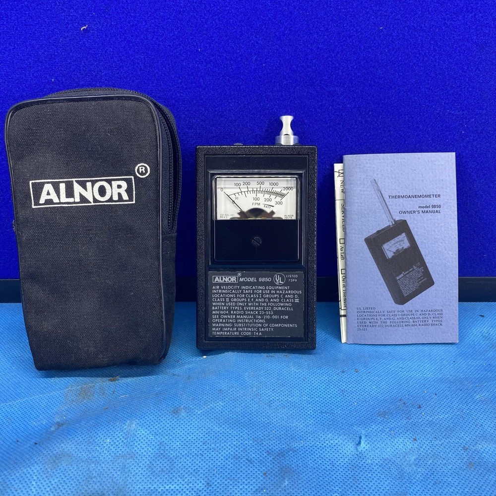 ALNOR Thermoanemometer Model 9850
