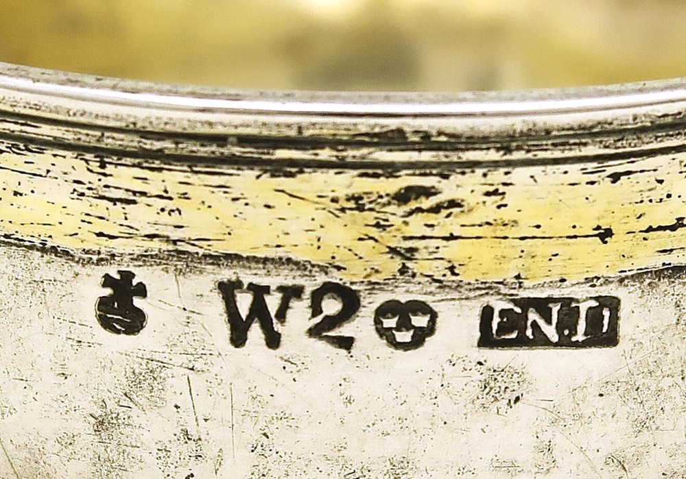 Uppsala Sweden Silver Coin Tasting Cup Eric Ernander Dated 1803