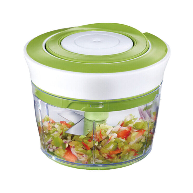 Manual Food Chopper - Portable Hand Pull String, Garlic Mincer, Onion Cutter US