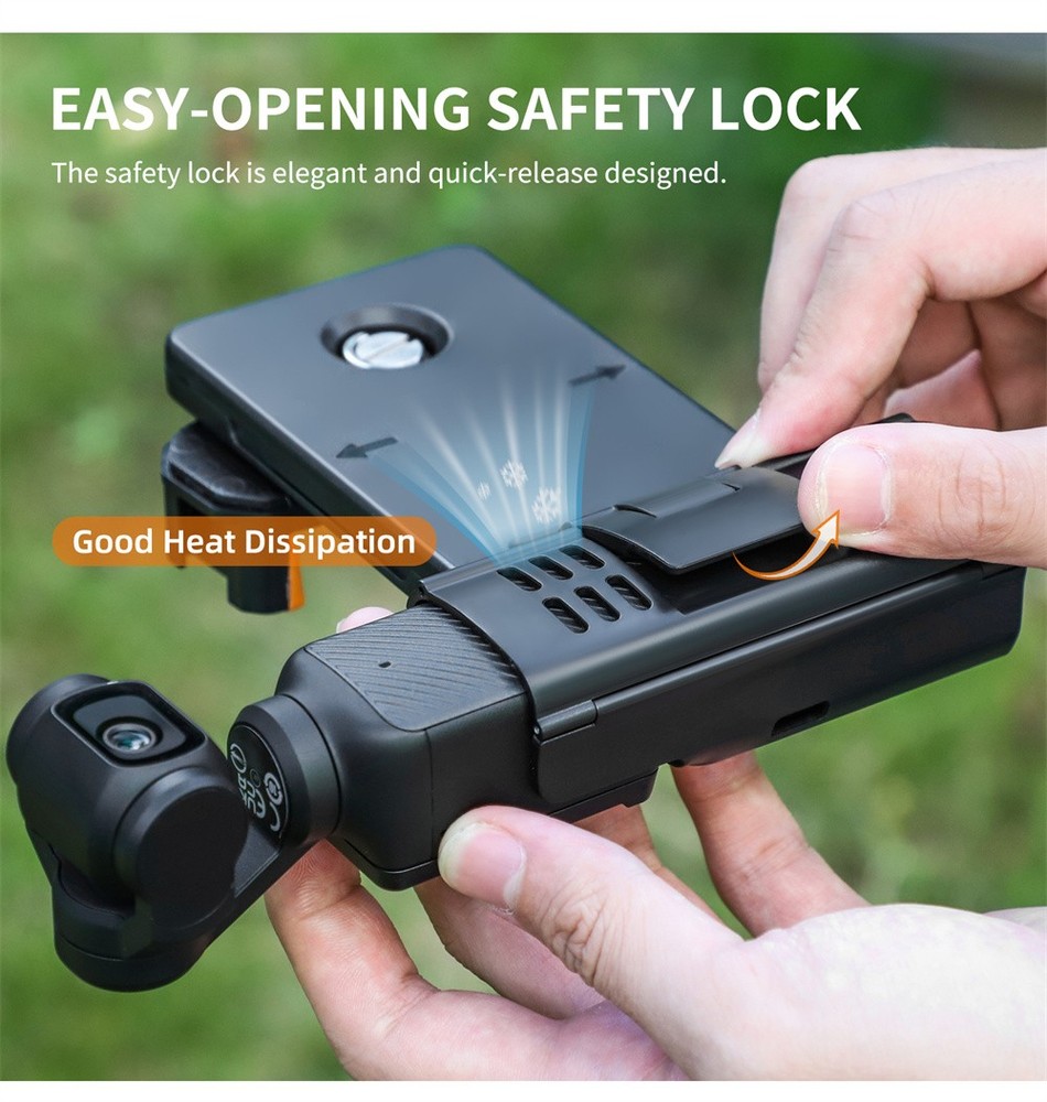 Multi-use Cellphone Mount Cover Brackets Extension Handle for DJI Osmo Pocket 3