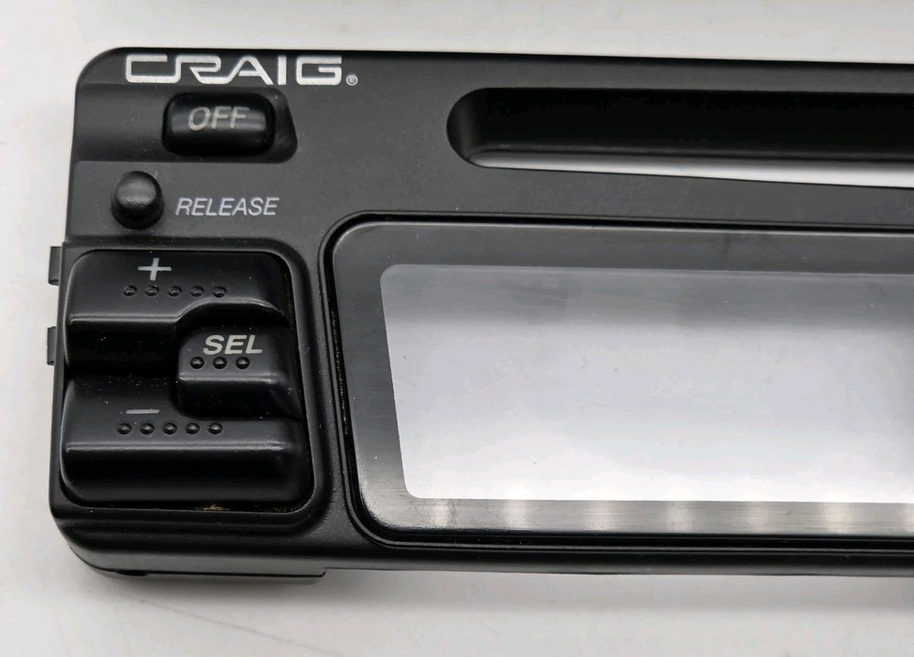 CRAIG Replacement Faceplate & Case For Car Stereo Compact Disc Player Untested