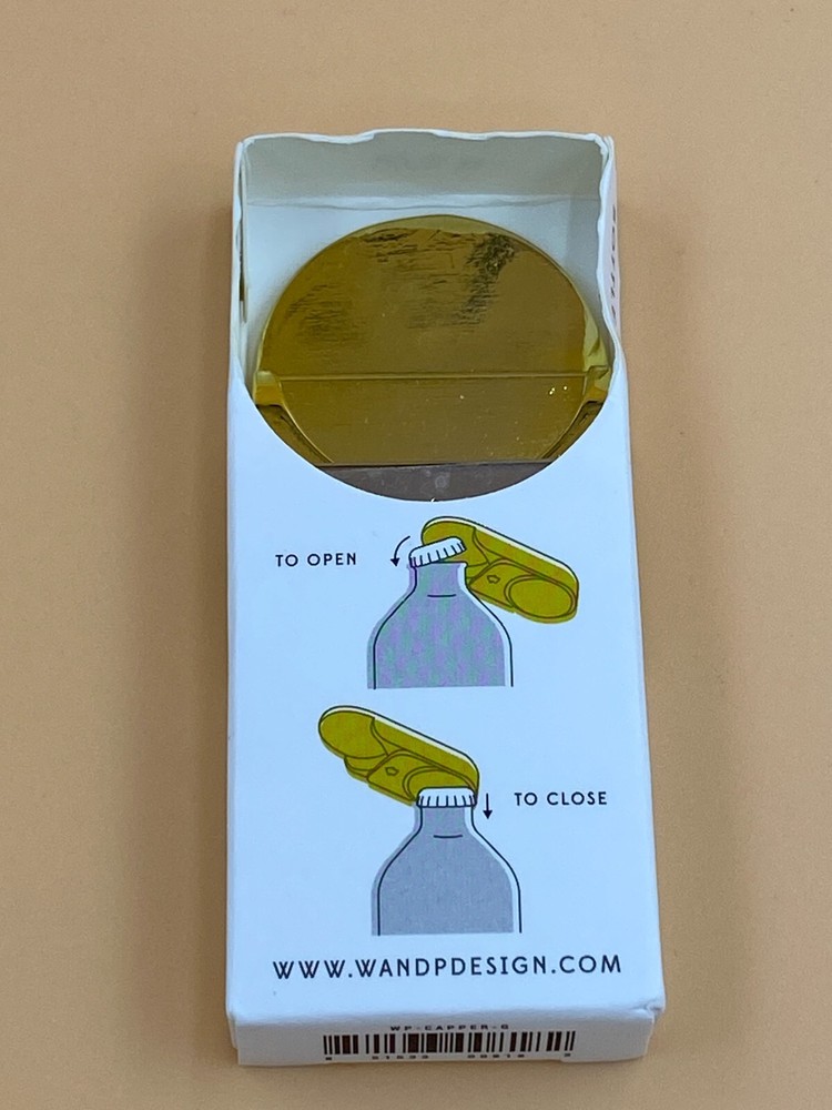 The Capper Bottle Opener & Sealer UNCAPS & RECAPS - Gold