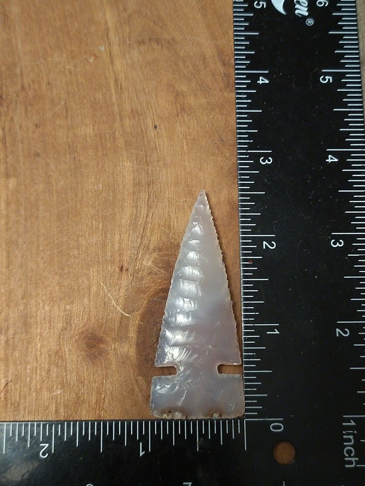 Side Notched Agate 2 9/16" x 1"