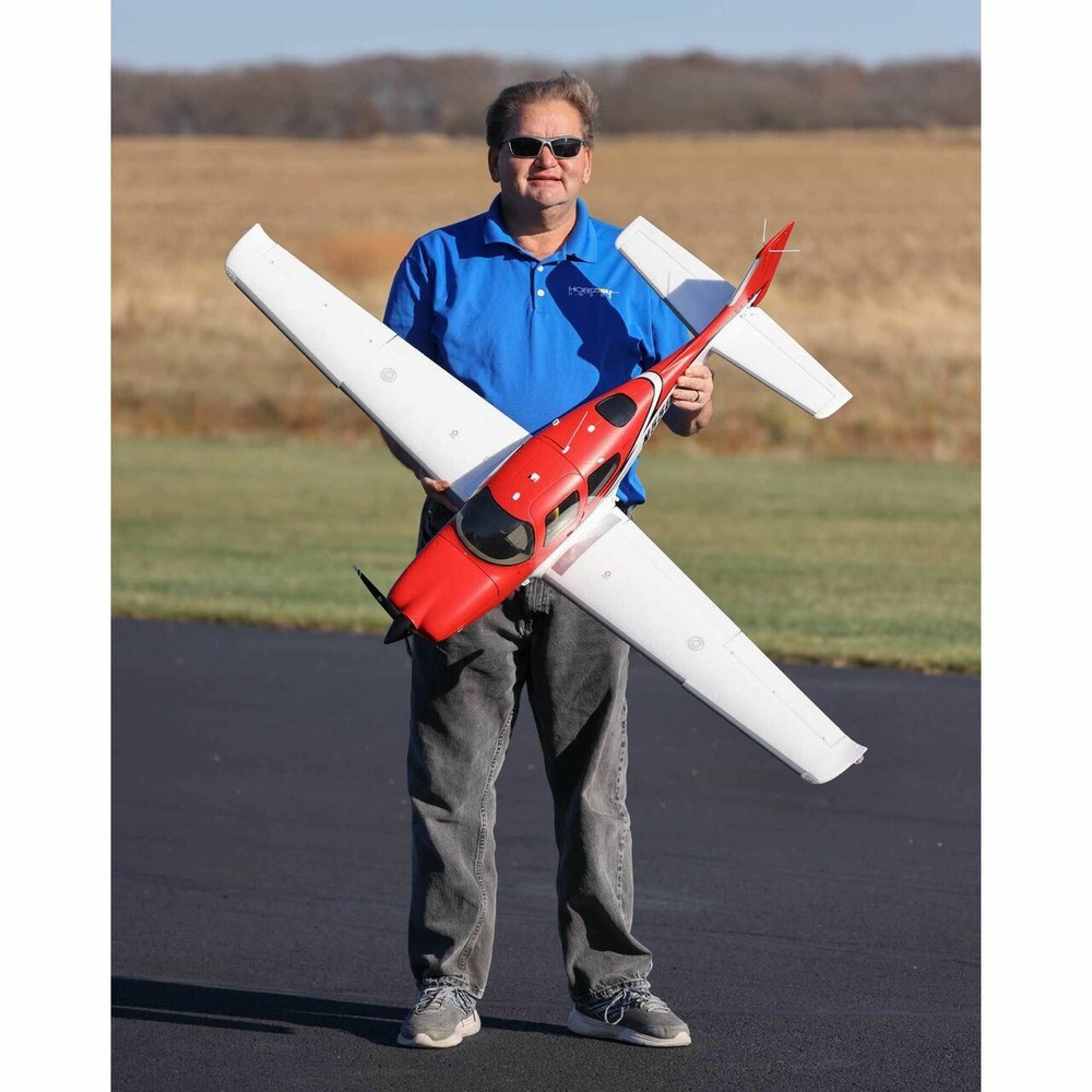 E-flite EFL15950 Cirrus SR22T Red 1.5m BNF Basic
