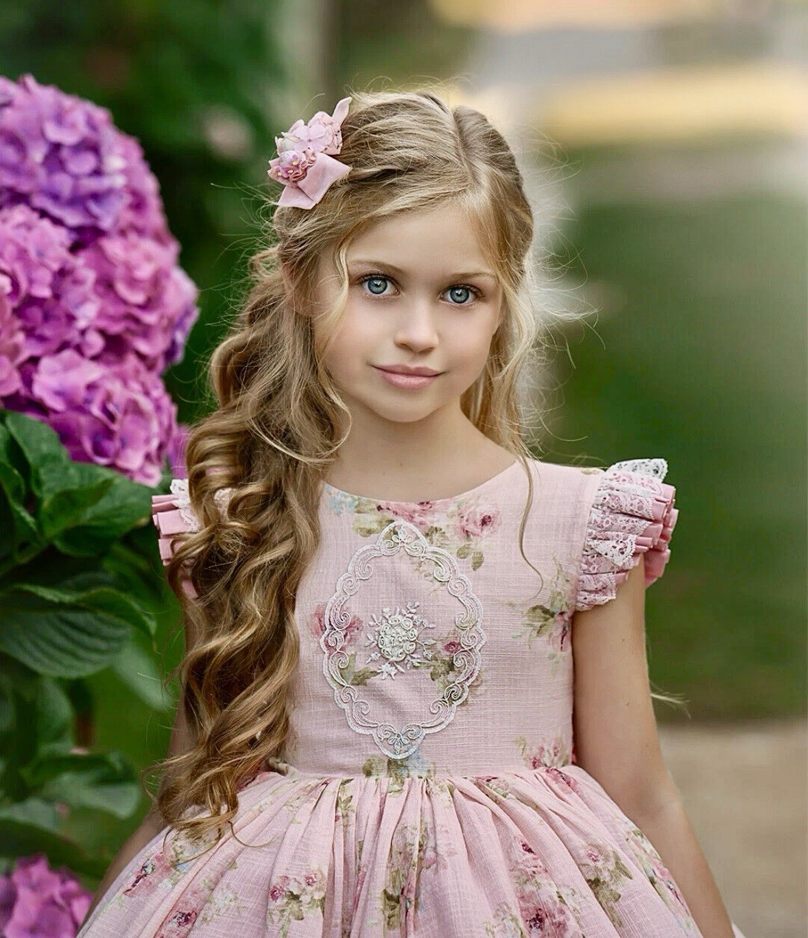 Dollcake Her Rose Garden Dress with garden  Bag Size 9