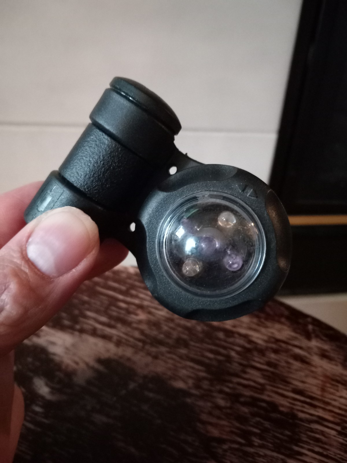 Black Compact LED Camping Light Outdoor Utility