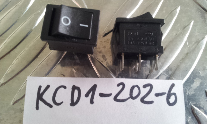 Rocker switch rocker switch switch ETKCD1-202-6 latching