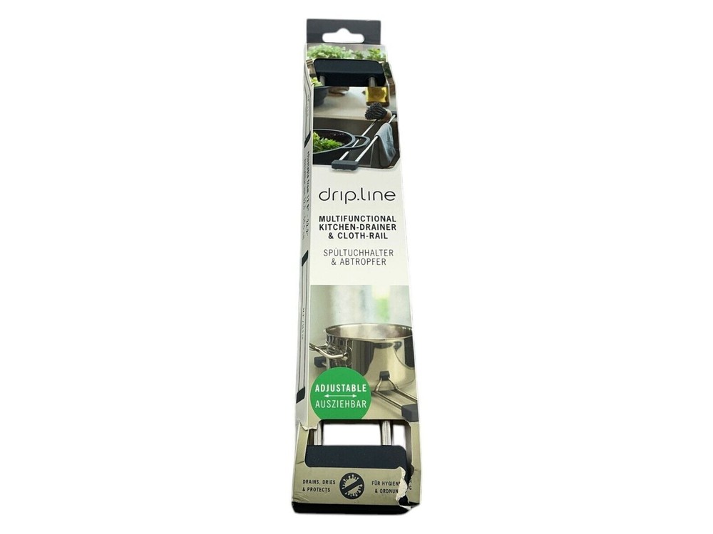 Drip.Line Multifunctional Kitchen Drainer & Cloth Rail