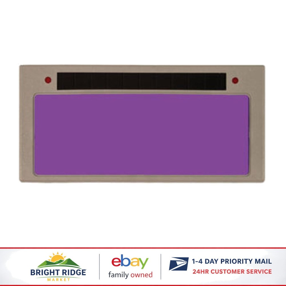2x4.25 Inch Auto-Darkening Filter for Welding, Lightweight and Efficient
