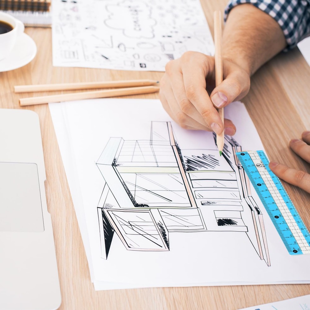 Compass Geometry Tool Geometry Set Drafting Drawing Compass and Protractor Se...