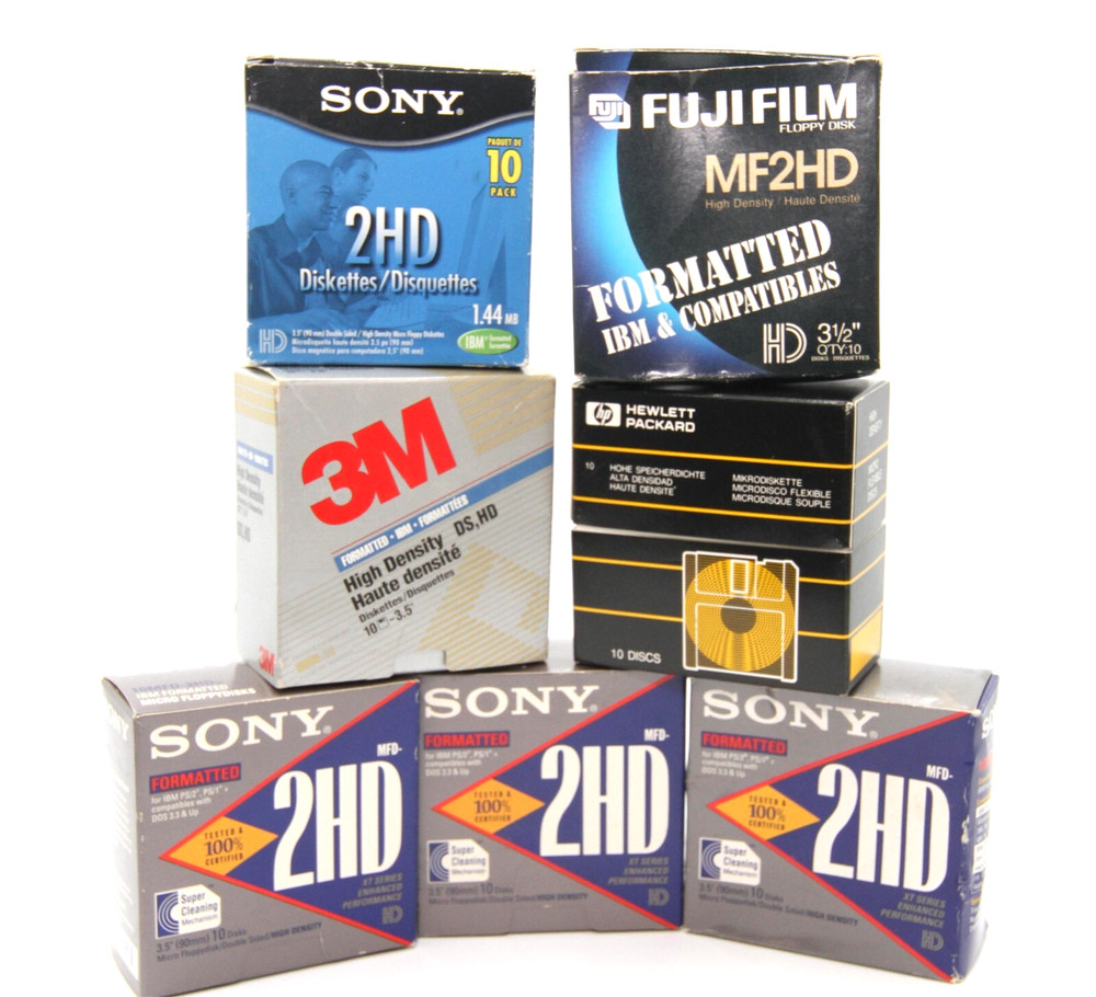 New 3.5 Inch DS/HD Diskettes