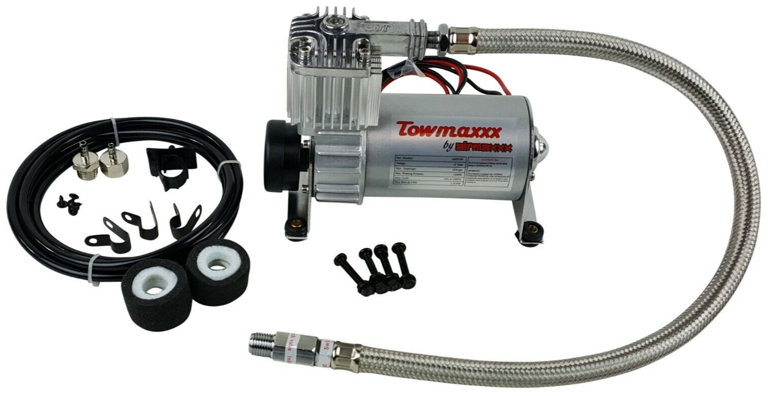 airmaxxx Pewter Utility Air Compressor For Air Ride Suspension Air Horns 130 psi