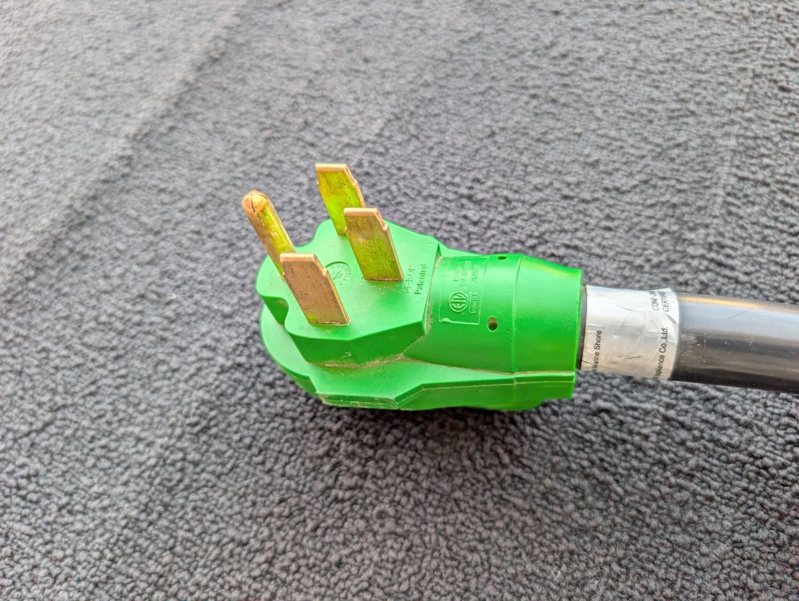 50 AMP Marine Shore Power Supply Cord Cable - 15 Feet - Everdevelope - FREE SHIP