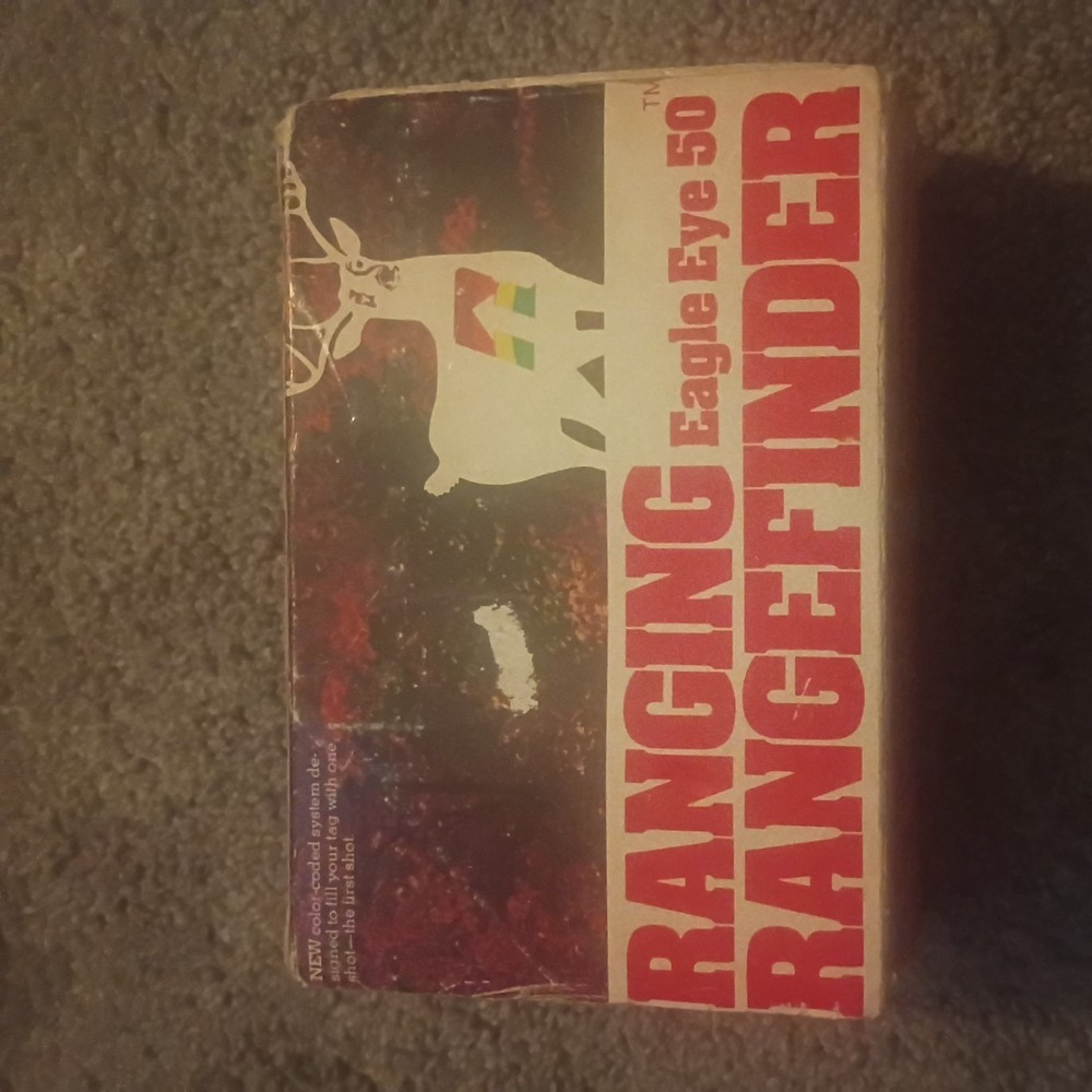 Vtg Eagle Eye Ranging 50 Rangefinder Color Coded 12-70 Yards W Box & Instruction
