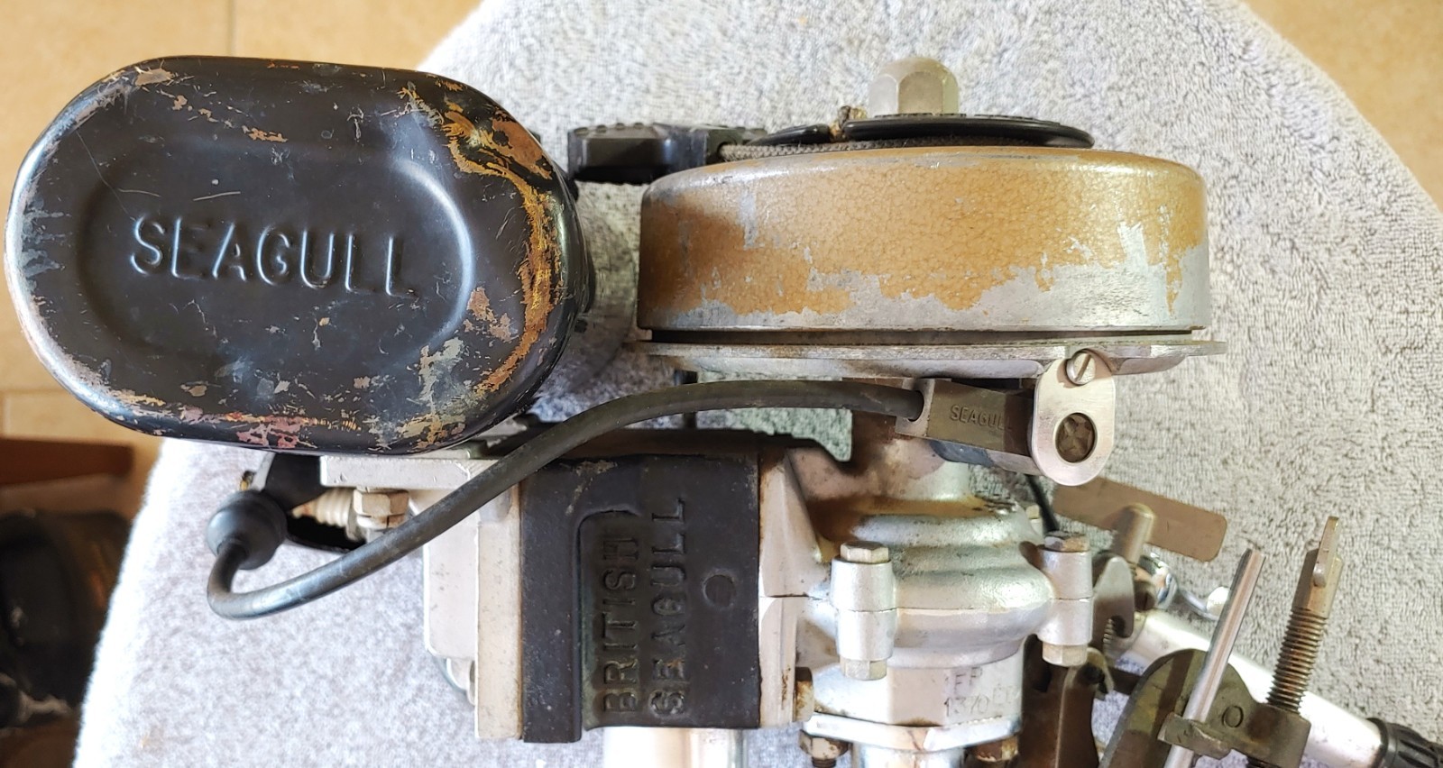 FROM AN ESTATE: Vintage British Seagull Outboard Motor VERY GOOD CONDITION!