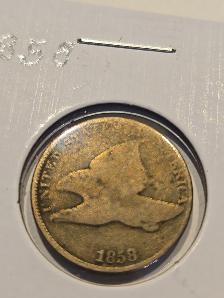 1958 One Cent Flying Eagle Coin