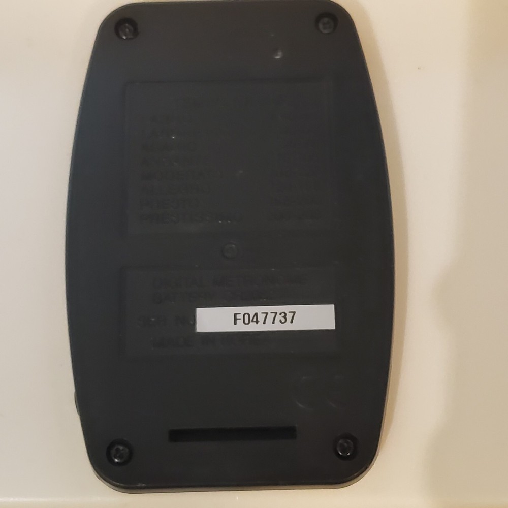 Wittner MT40 Digital Metronome MT-40 - Working/Tested