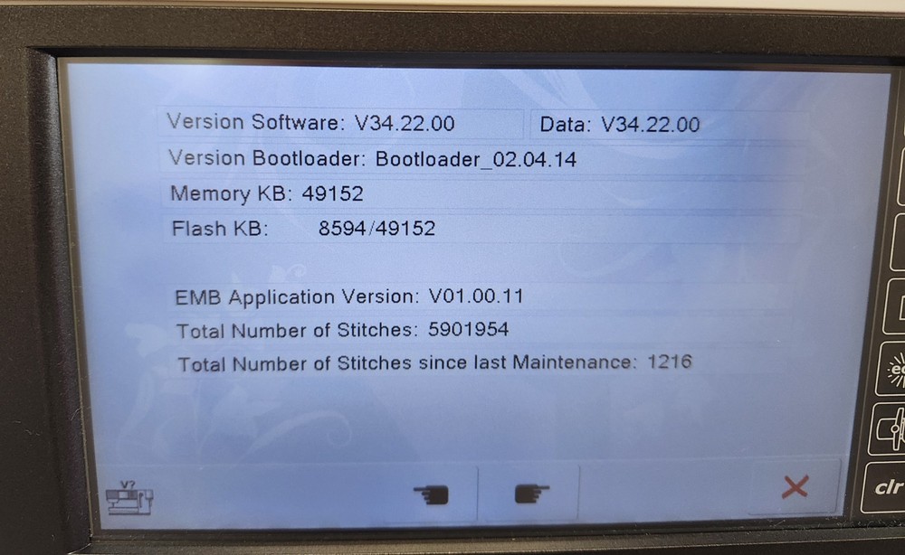Bernina 830E Embroidery Machine! Professionally Serviced!