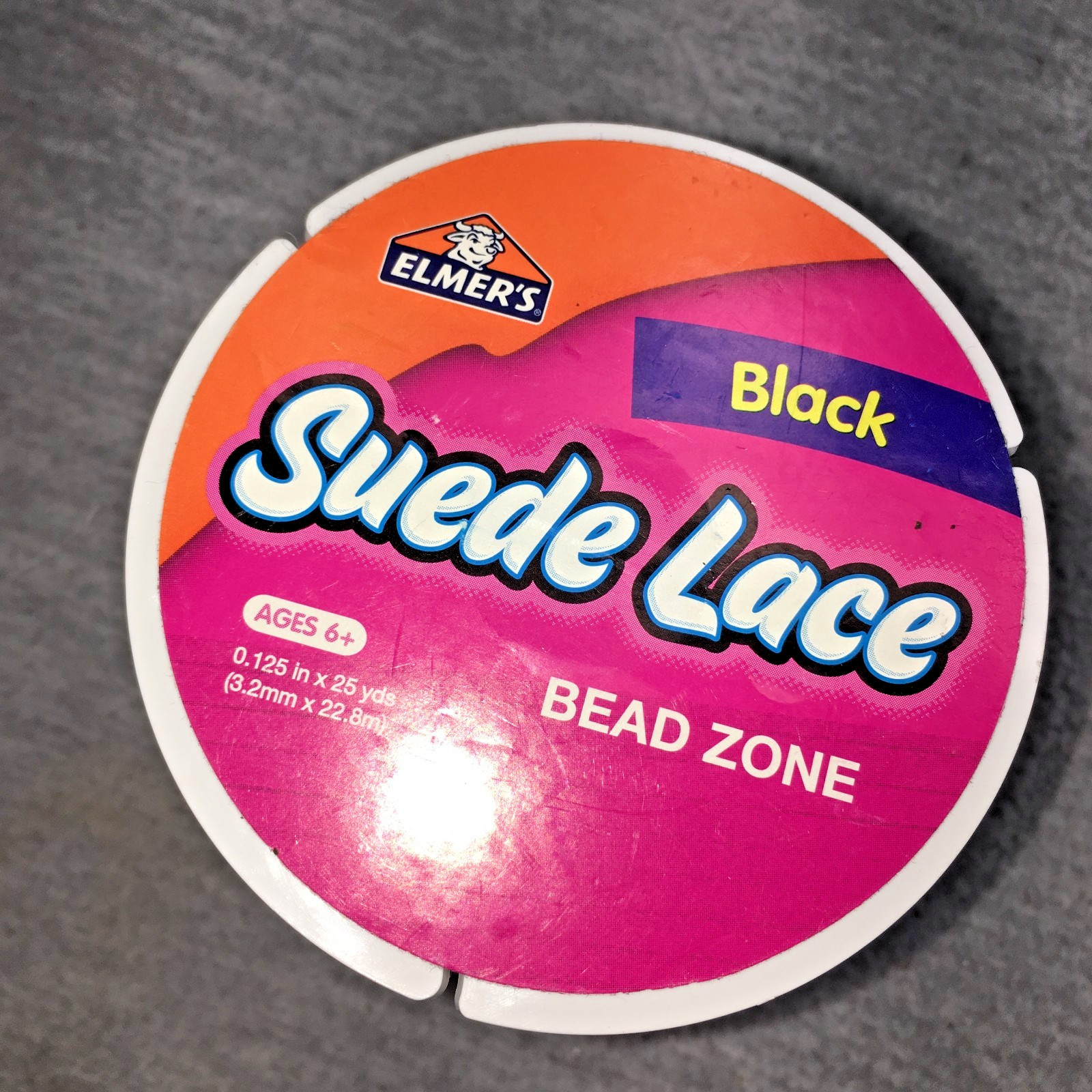 Suede Lace 1/8" x 25yd Spool Craft Leather Lace Various Colors LOT OF 6