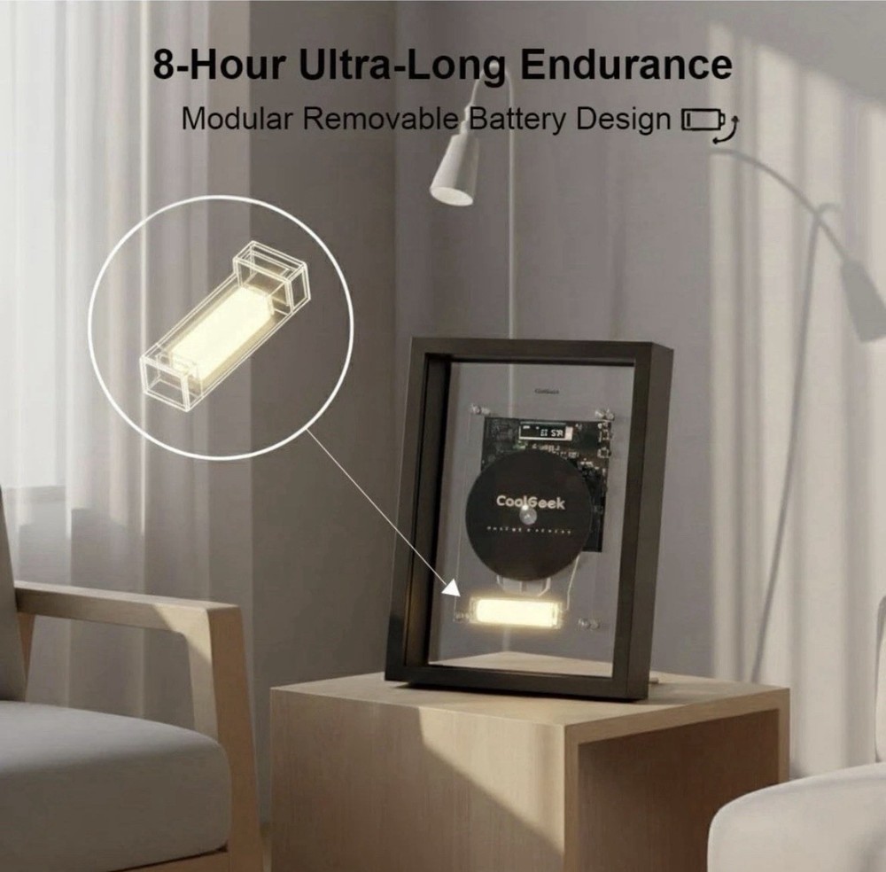 Cool Geek Audio Frame CD Player NEW