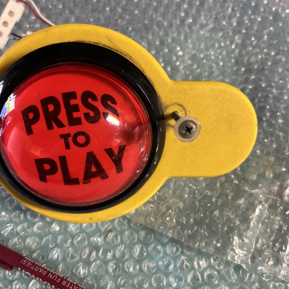 uNTESTED Unkown Press To Play Button/Sensors Assembly ARCADE GAME Part C136